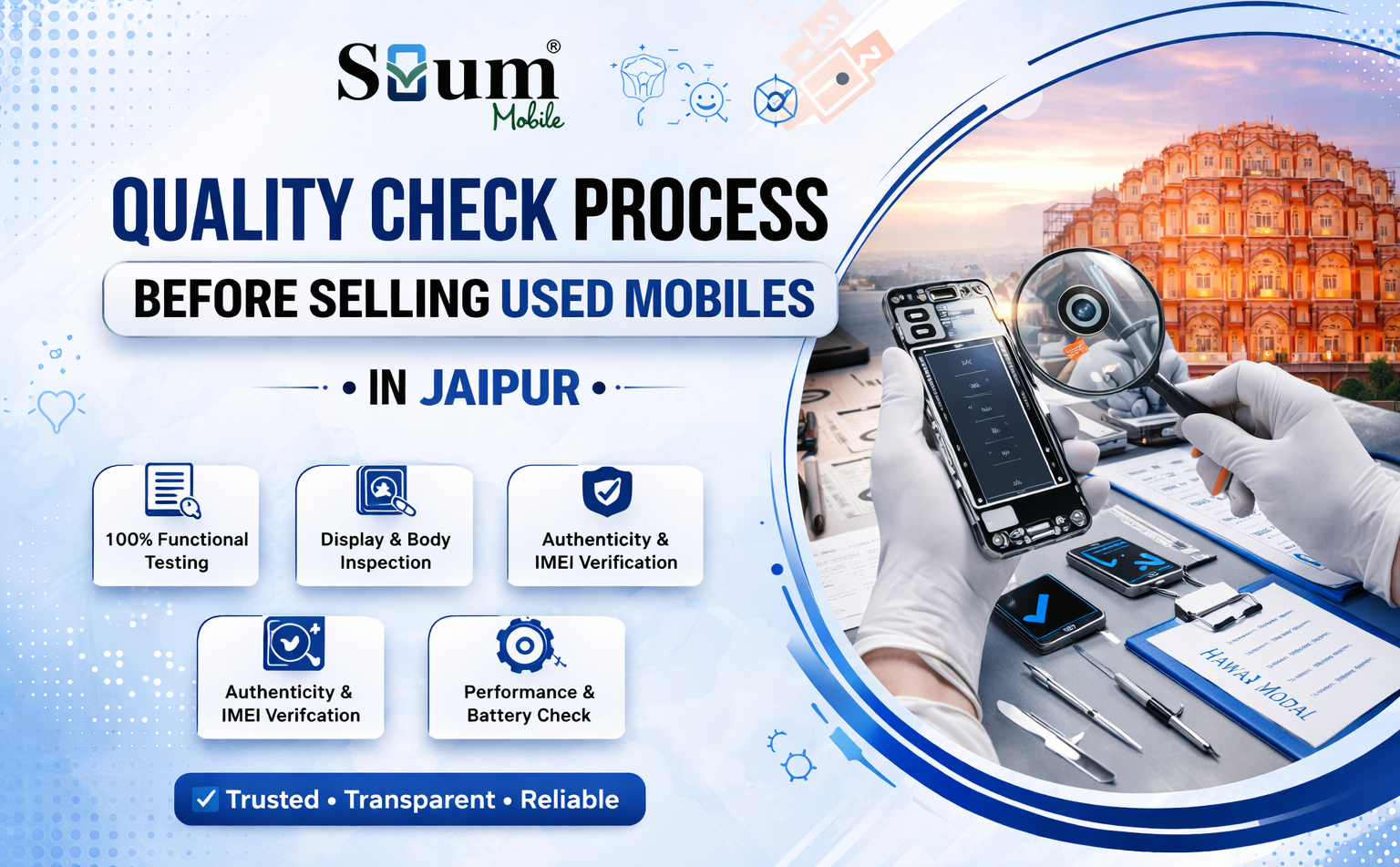 Quality Check Process Before Selling Used Mobiles in Jaipur
