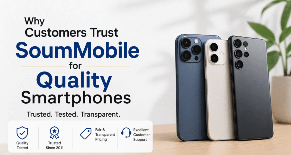 Why Customers Trust Soum for Quality Smartphones