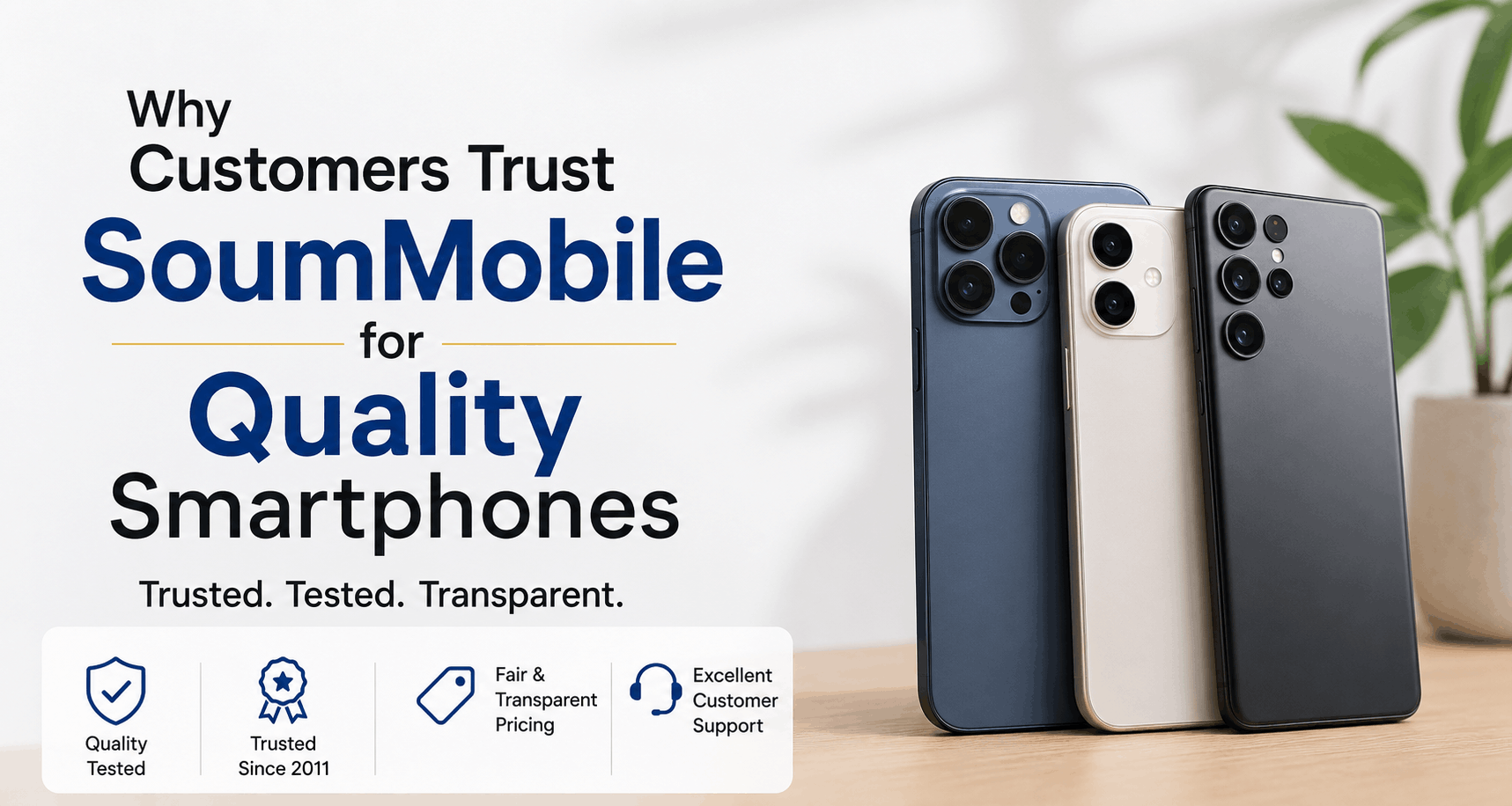 Why Customers Trust Soum for Quality Smartphones